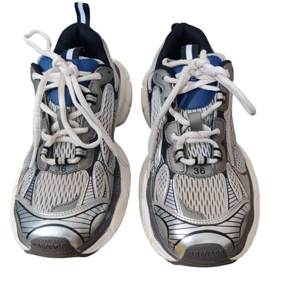 Kid’s Silver Mesh Running Shoes – Lightweight Breathable Sports Sneakers with Cushioned Sole