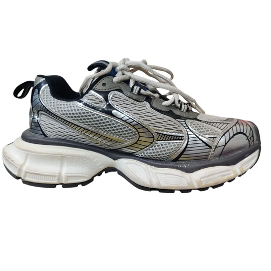 Kid’s Silver Mesh Running Shoes – Lightweight Breathable Sports Sneakers with Cushioned Sole