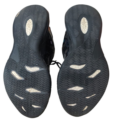 Men’s Black Glossy Chunky Sneakers – Stylish Casual Sports Shoes with Comfort Sole