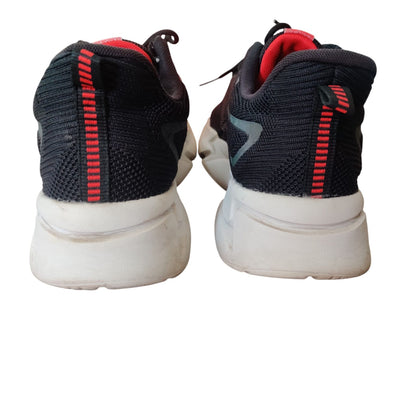 Men’s Black Mesh Sneakers – Lightweight Breathable Casual Running Shoes with White Sole